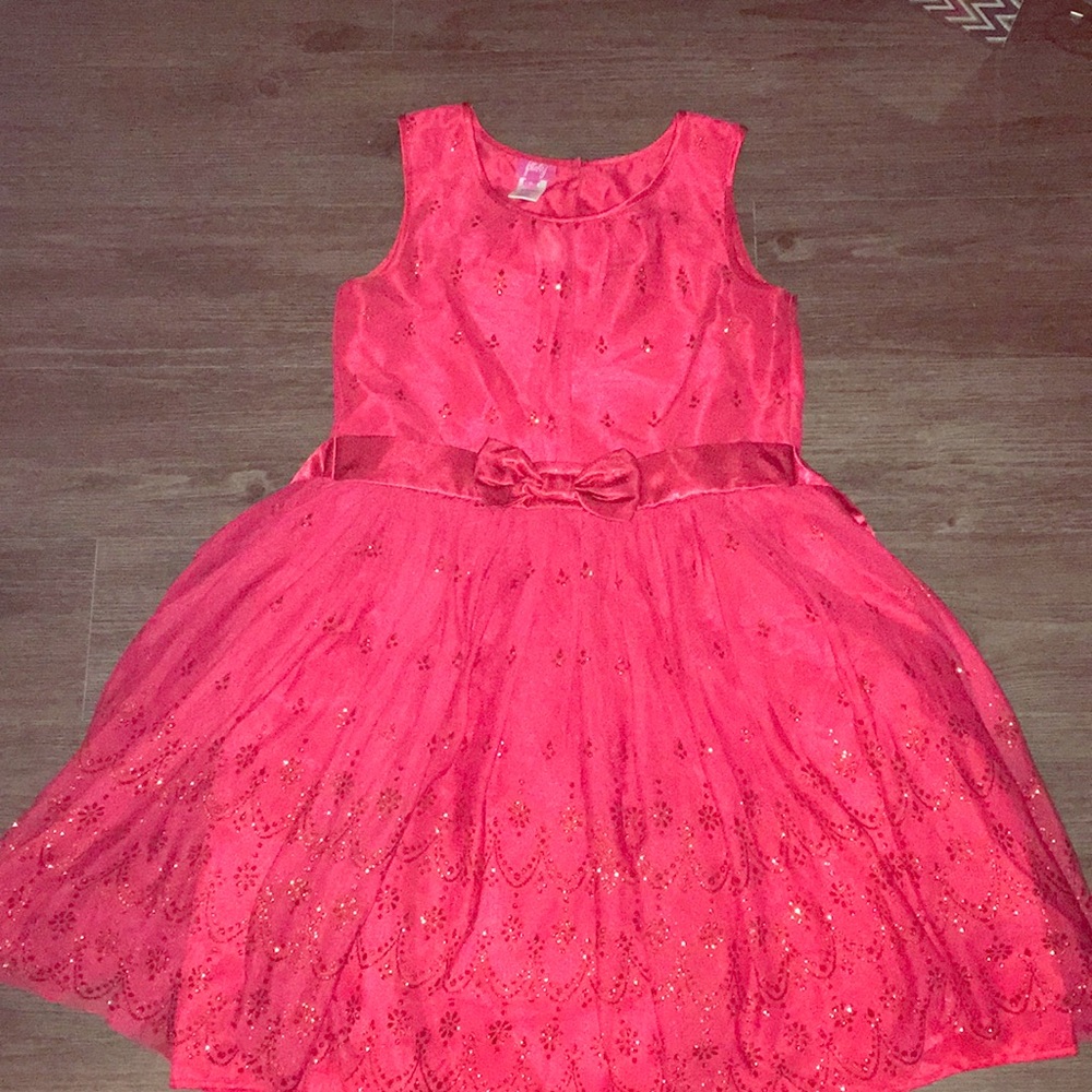 A red children’s dress